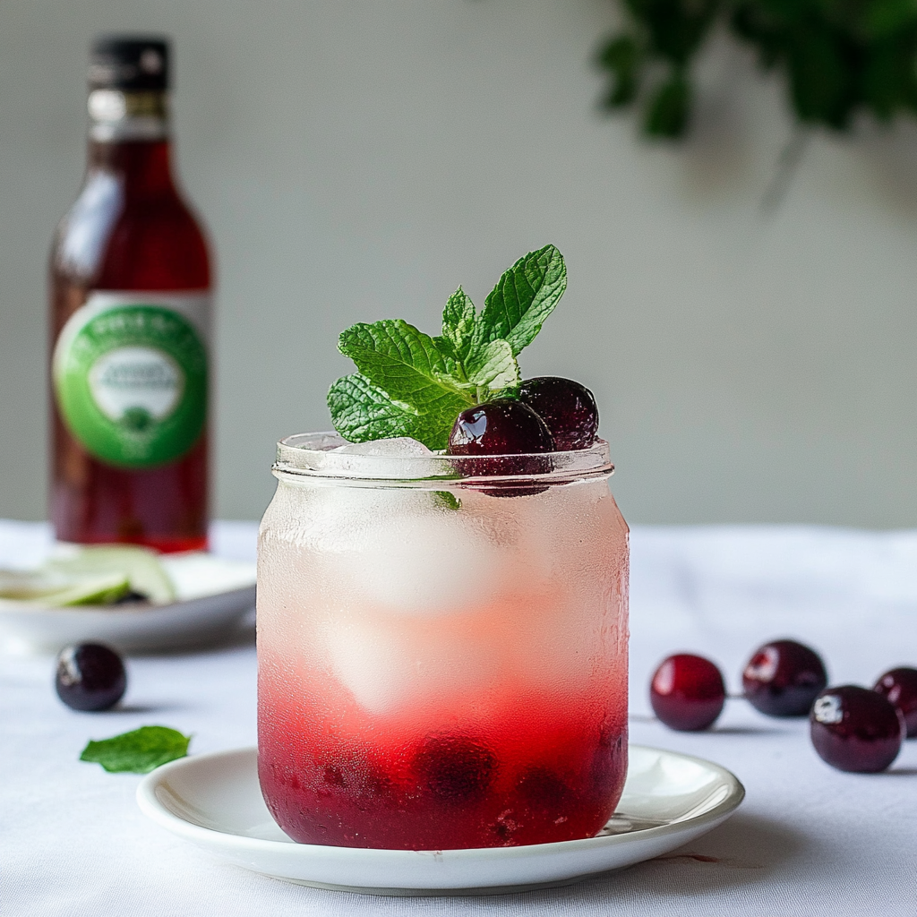 Recipe preparation for Cherry mojito recipe