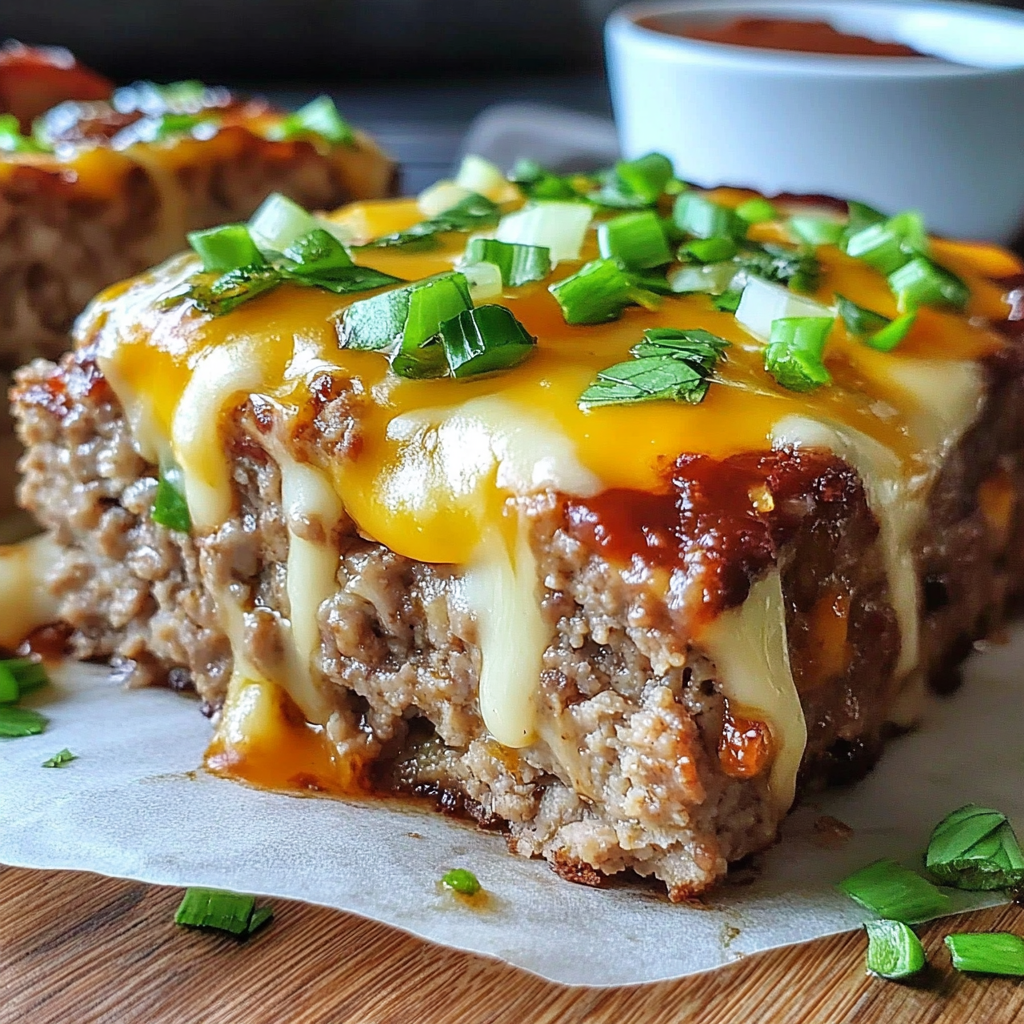 Recipe preparation for Philly Cheesesteak Meatloaf
