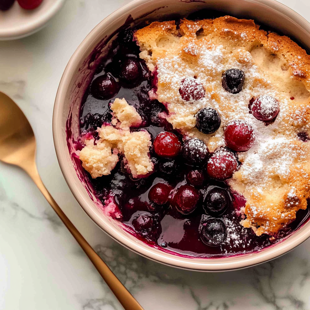 Recipe preparation for Cherry cobbler easy