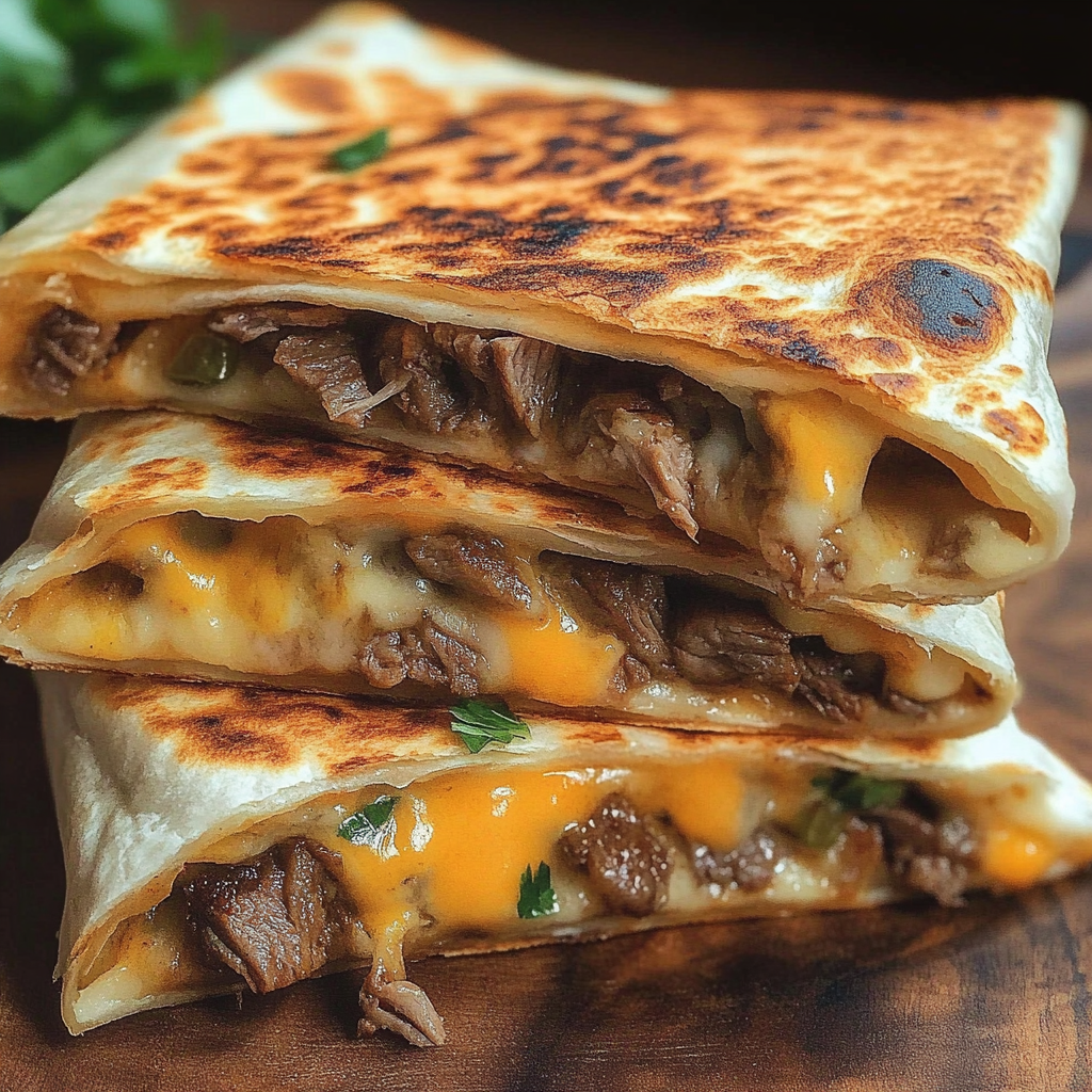 Recipe preparation for Taco Bell Steak Quesadilla