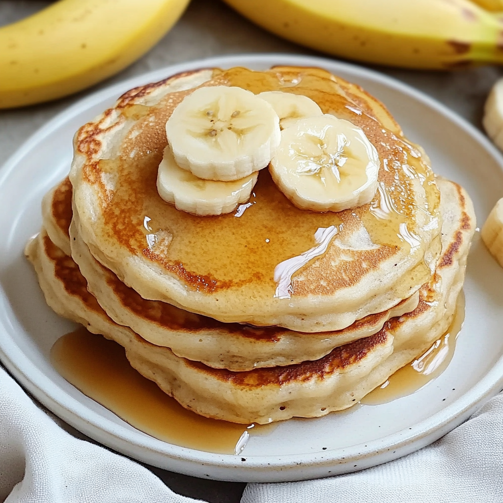 Recipe preparation for Brown Sugar Banana Pancakes