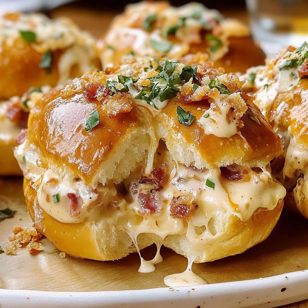 Recipe preparation for Chicken Bacon Ranch Pull Apart Rolls