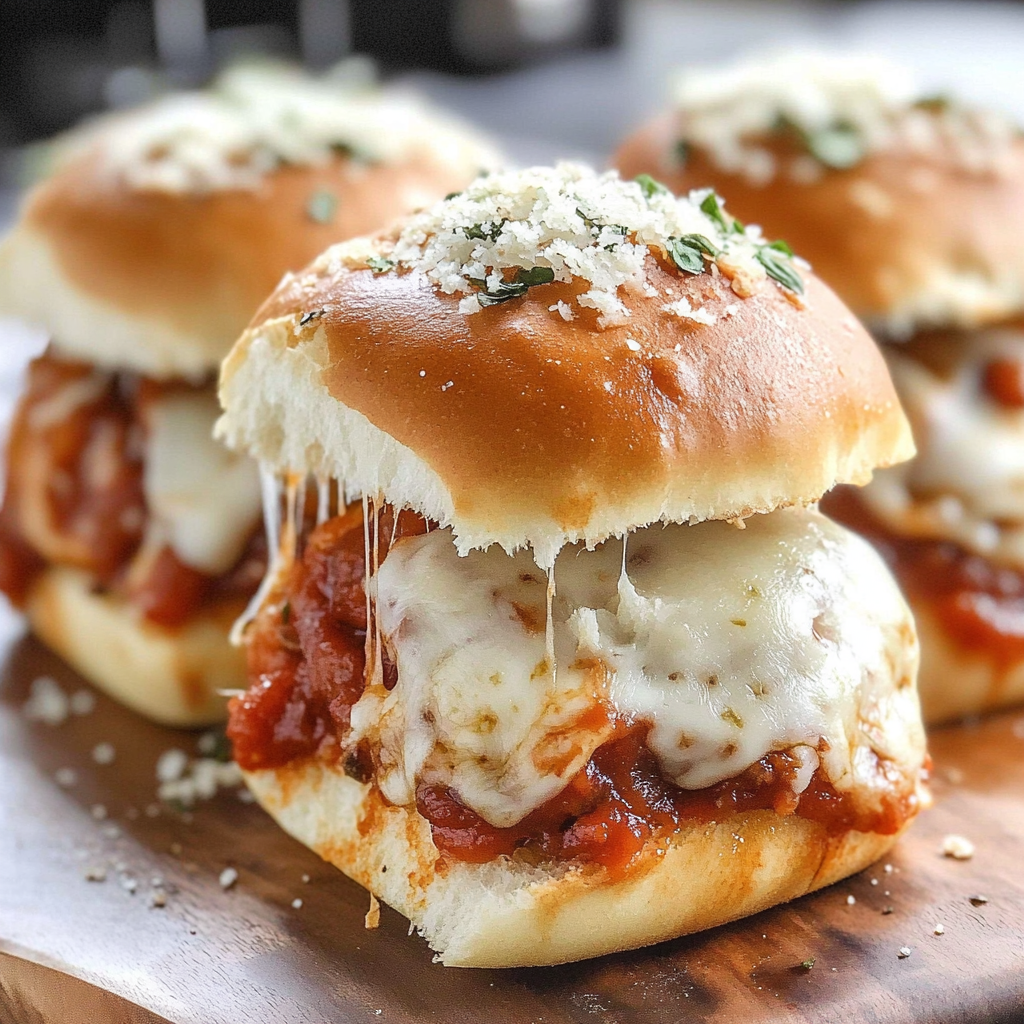 Recipe preparation for Pizza Sliders