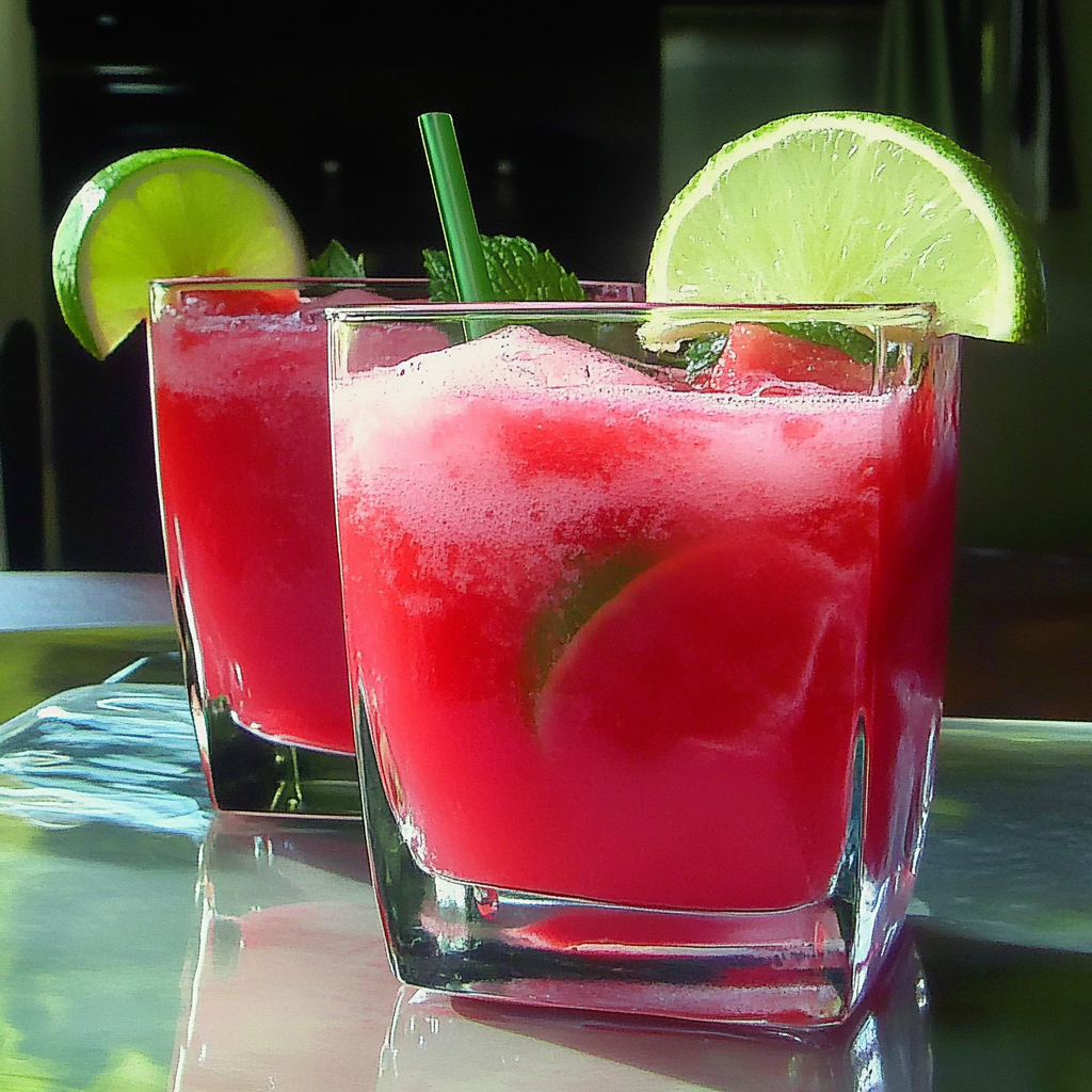 Recipe preparation for Watermelon agua fresca