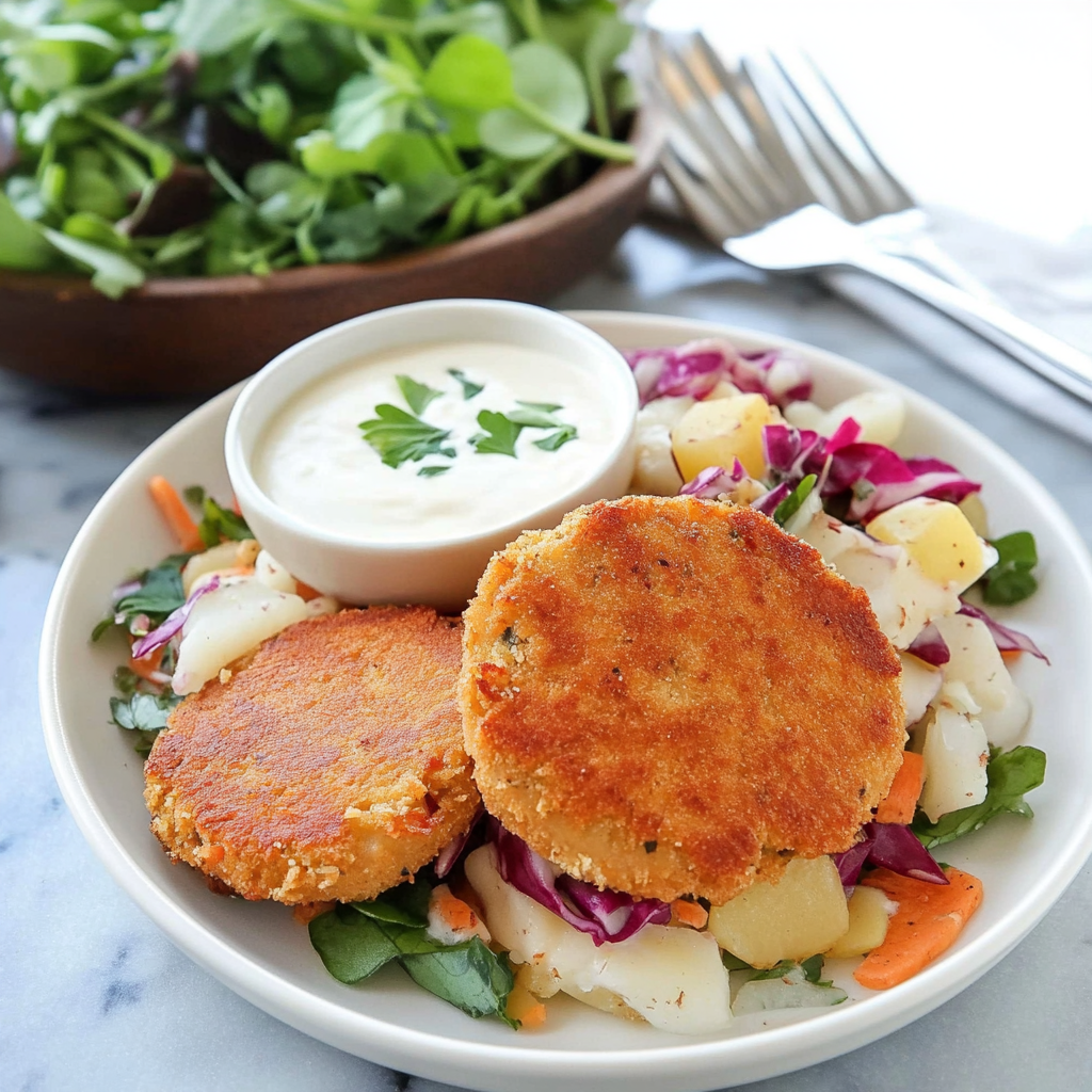 Recipe preparation for Vegan Chickpea Patties