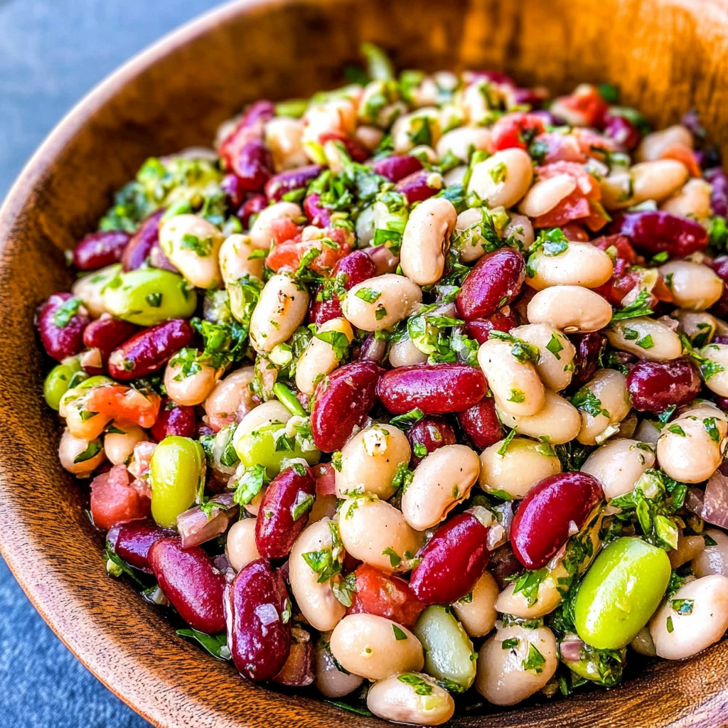 Recipe preparation for 3 Bean Salad
