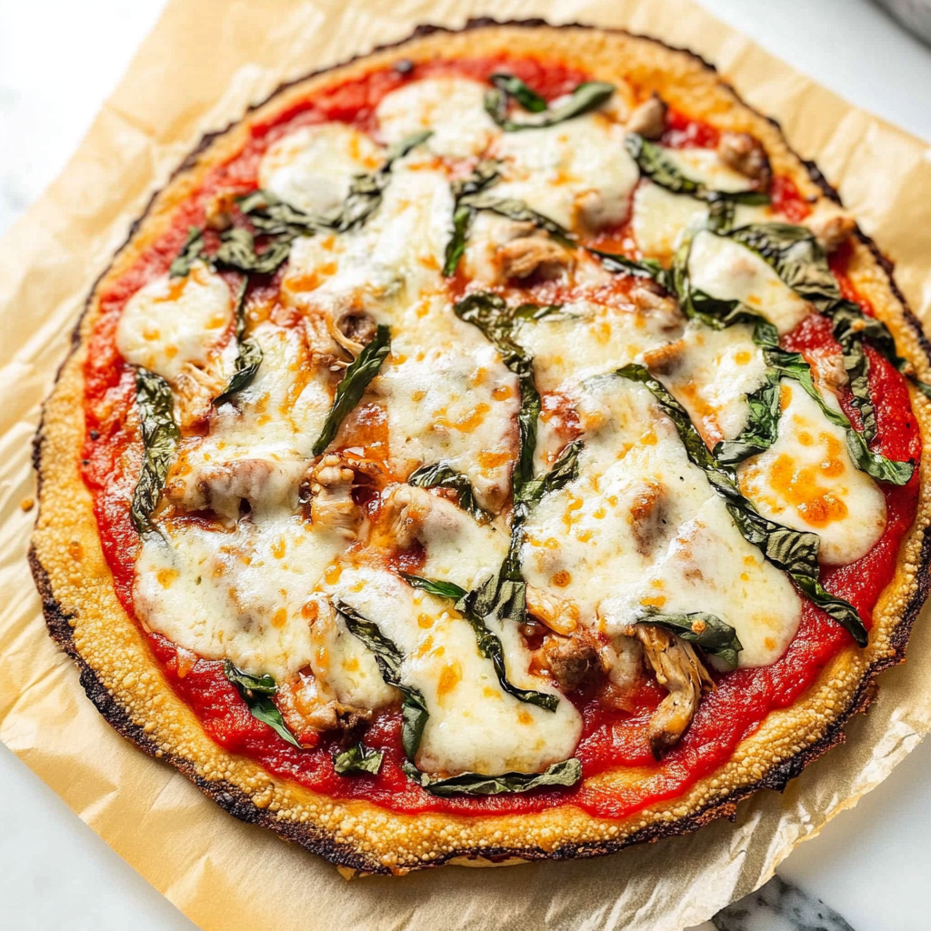 Recipe preparation for Chicken Pizza Crust