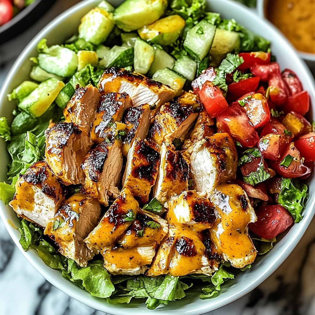 Recipe preparation for Honey Mustard Chicken Salad Recipe