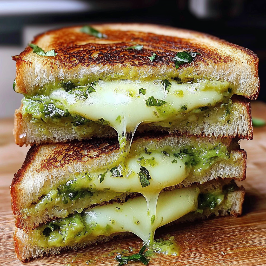 Recipe preparation for Creamy Avocado Grilled Cheese