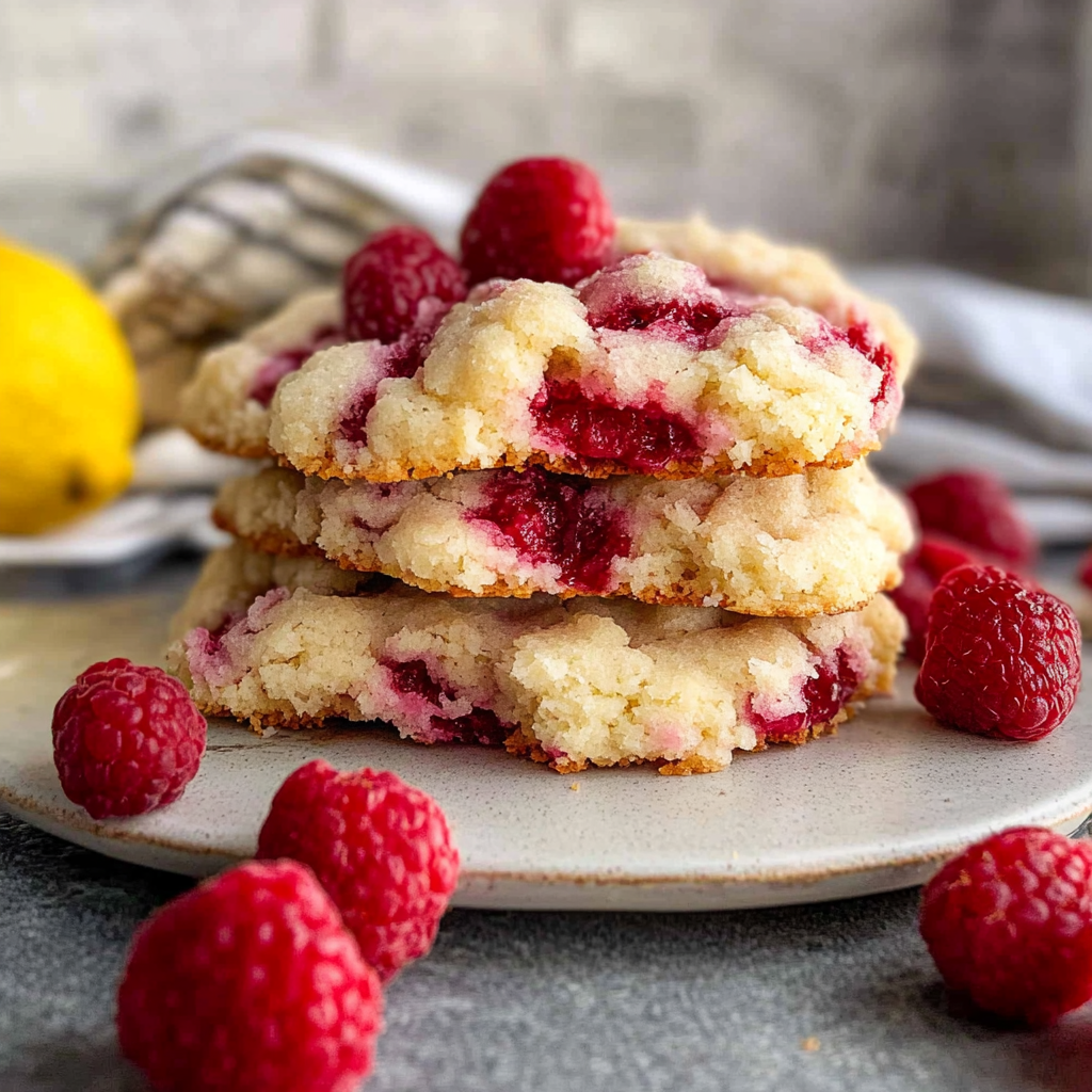 Recipe preparation for Raspberry Lemonade Cookies