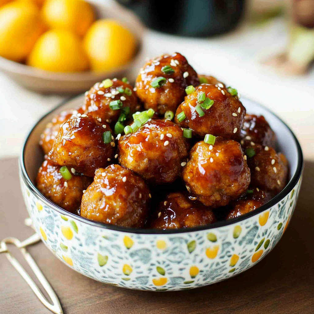 Recipe preparation for Crockpot Hawaiian Meatballs