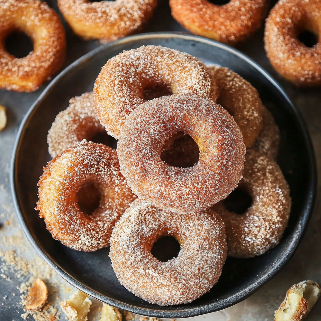 Recipe preparation for Apple Cider Donuts Recipe