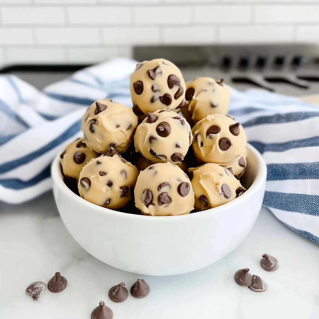 Recipe preparation for Cookie Dough Bites