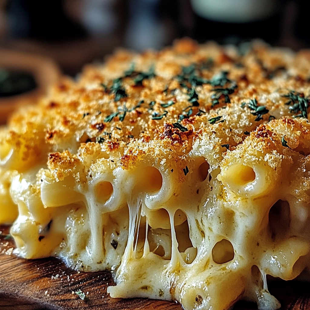 Recipe preparation for Baked Mac and Cheese