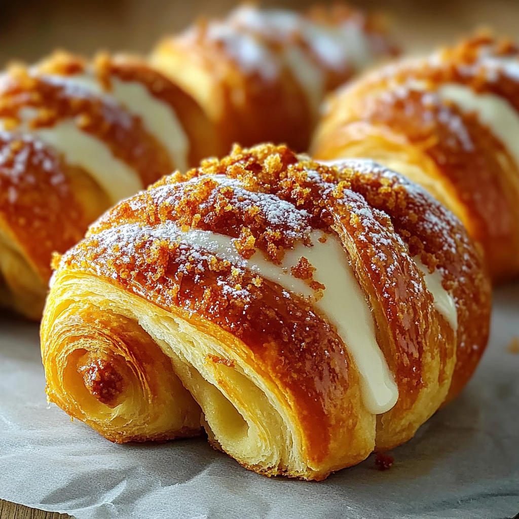 Recipe preparation for Pumpkin Pie Crescent Rolls