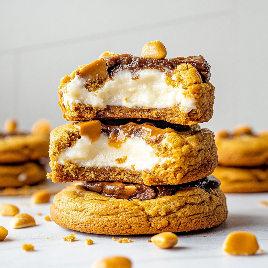 Recipe preparation for Pumpkin Cheesecake Cookies