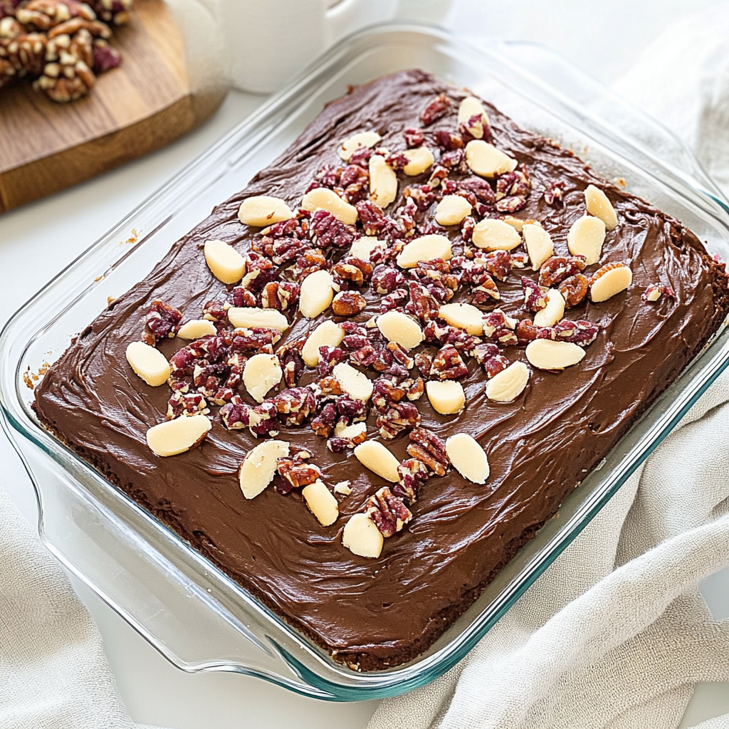 Recipe preparation for Texas Sheet Cake