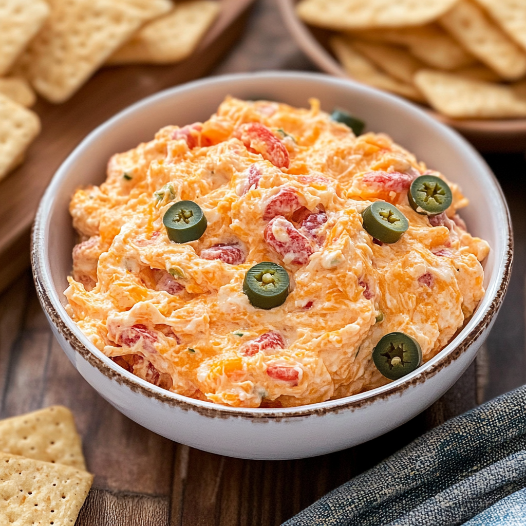 Recipe preparation for Jalapeno Pimento Cheese