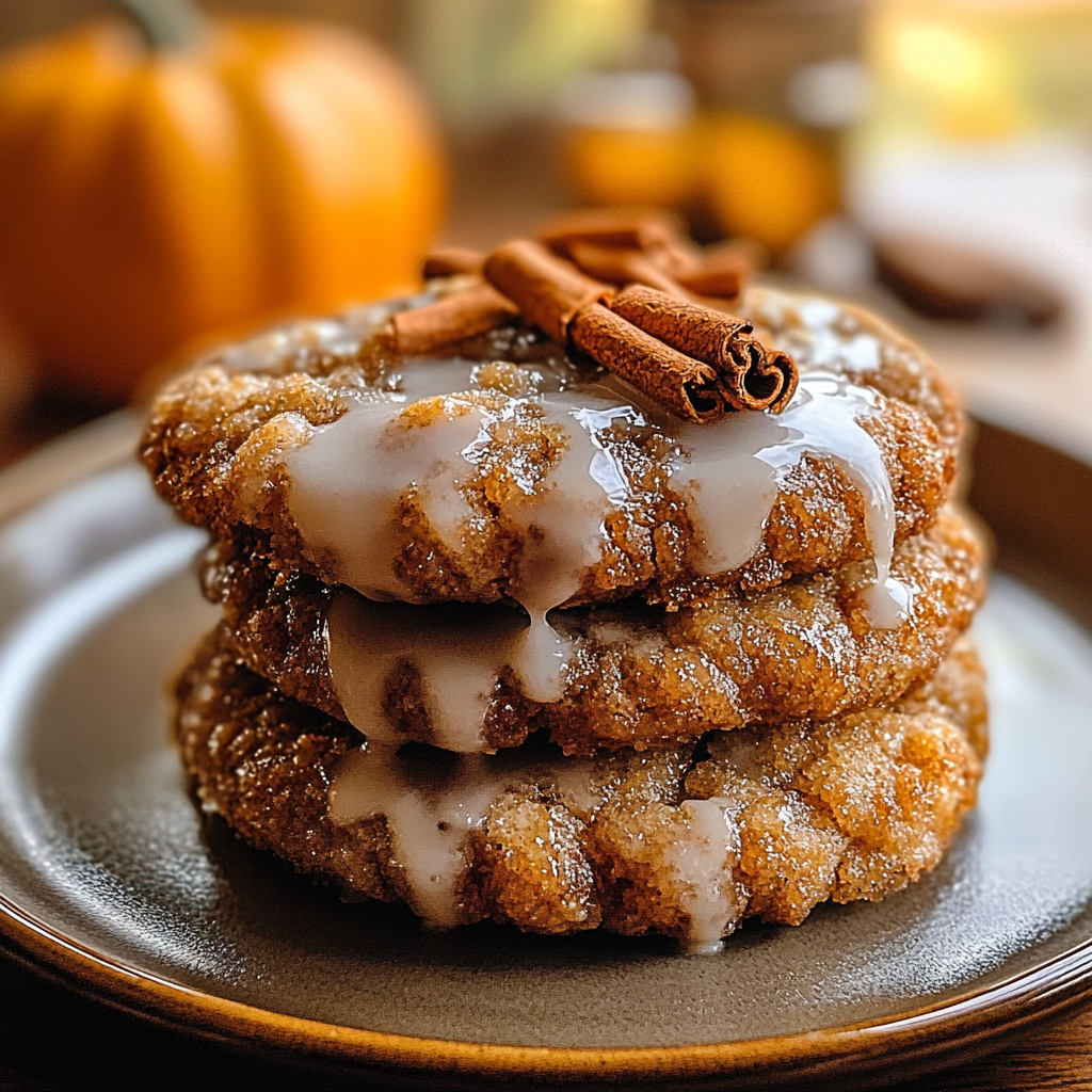 Recipe preparation for Pumpkin Coffee Cake Cookies