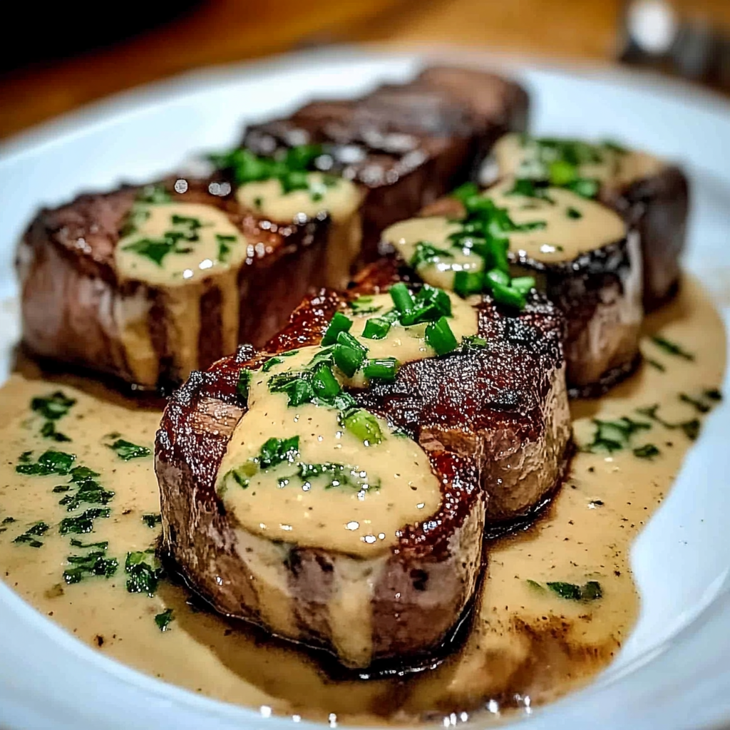 Recipe preparation for Juicy Steak & Garlic Sauce in 30 Minutes