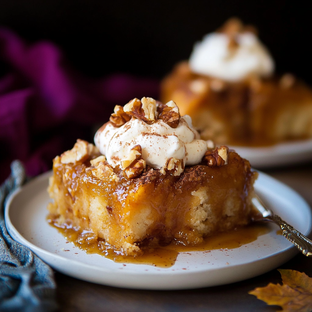 Recipe preparation for Pumpkin Bread Pudding Recipe