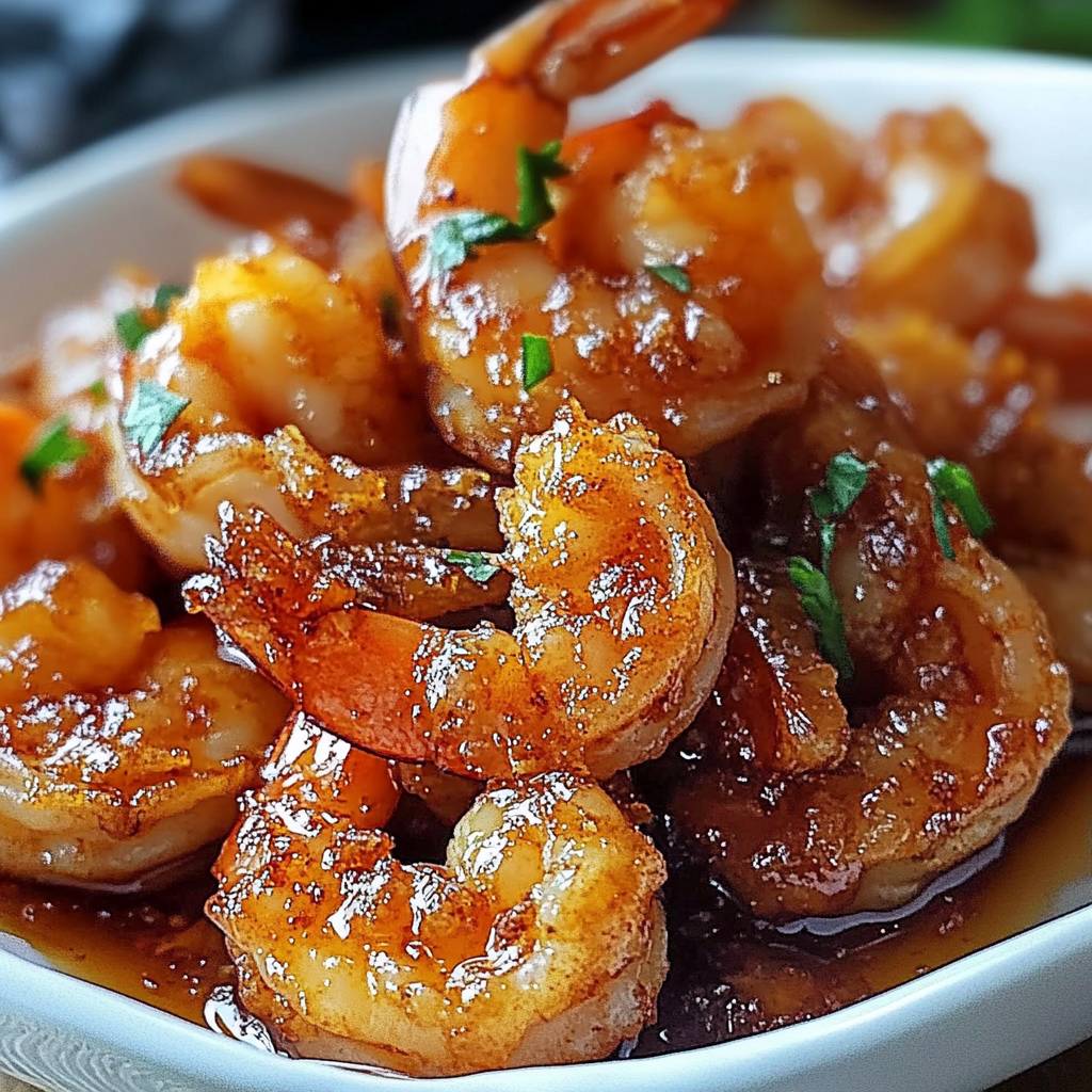 Recipe preparation for Hot Honey Fried Shrimp