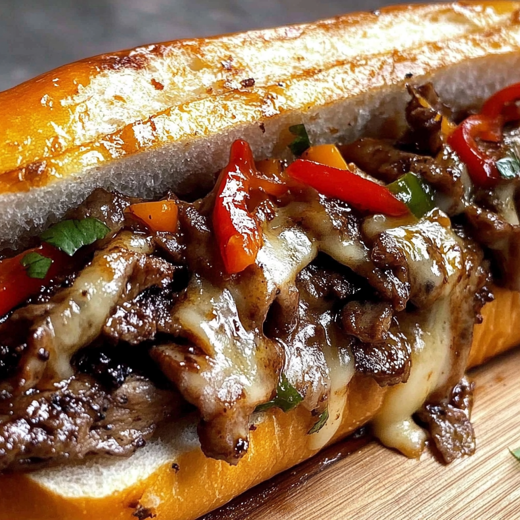 Recipe preparation for Ultimate Griddled Cheesesteak