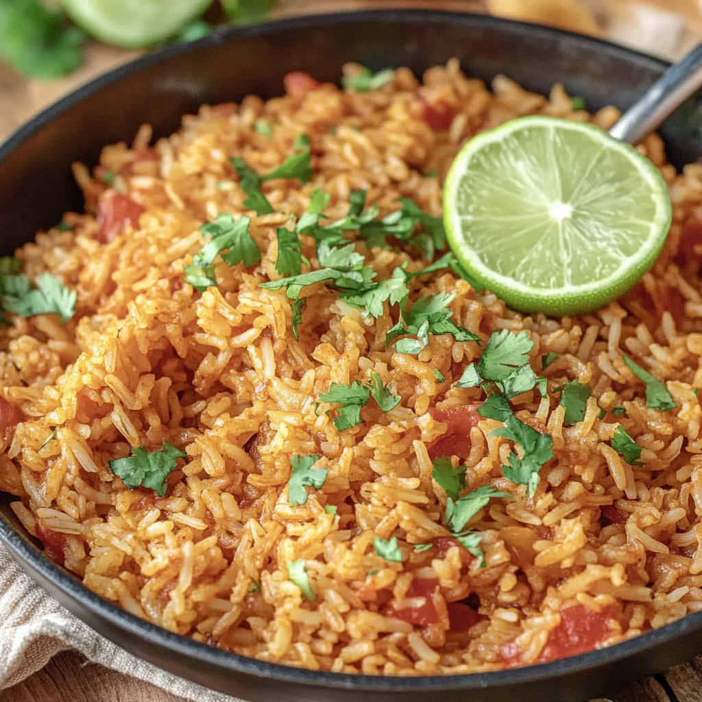 Recipe preparation for Restaurant Style Mexican Rice