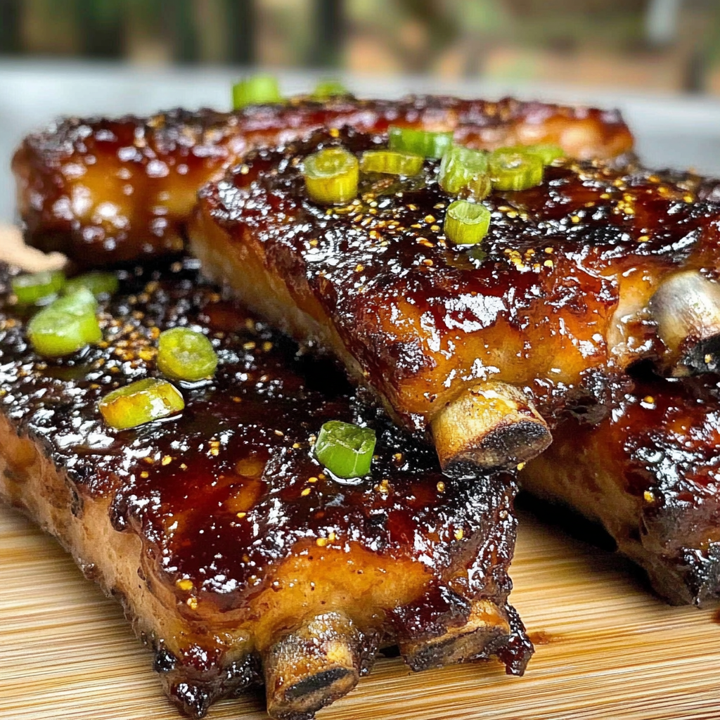 Recipe preparation for Honey Jalapeño Party Ribs