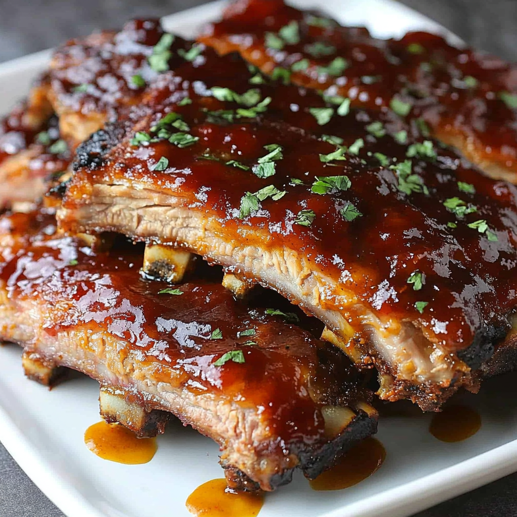 Recipe preparation for Slow Cooker Dr Pepper Ribs