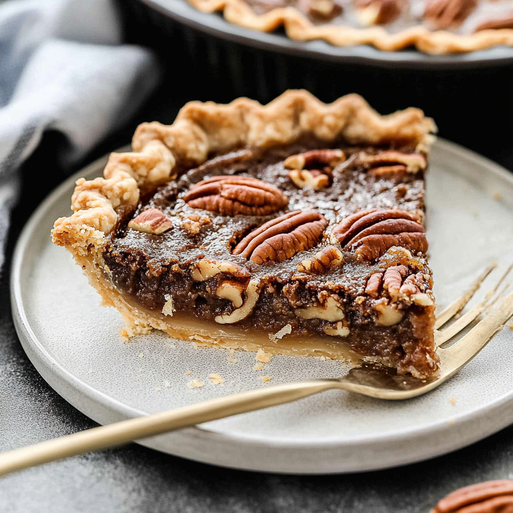 Recipe preparation for Pecan Pie