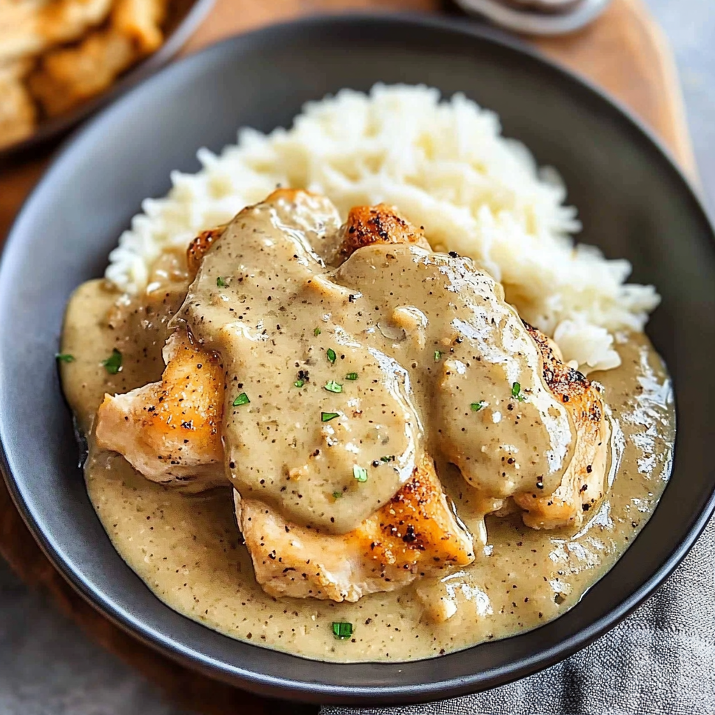 Recipe preparation for Homemade Chicken and Gravy