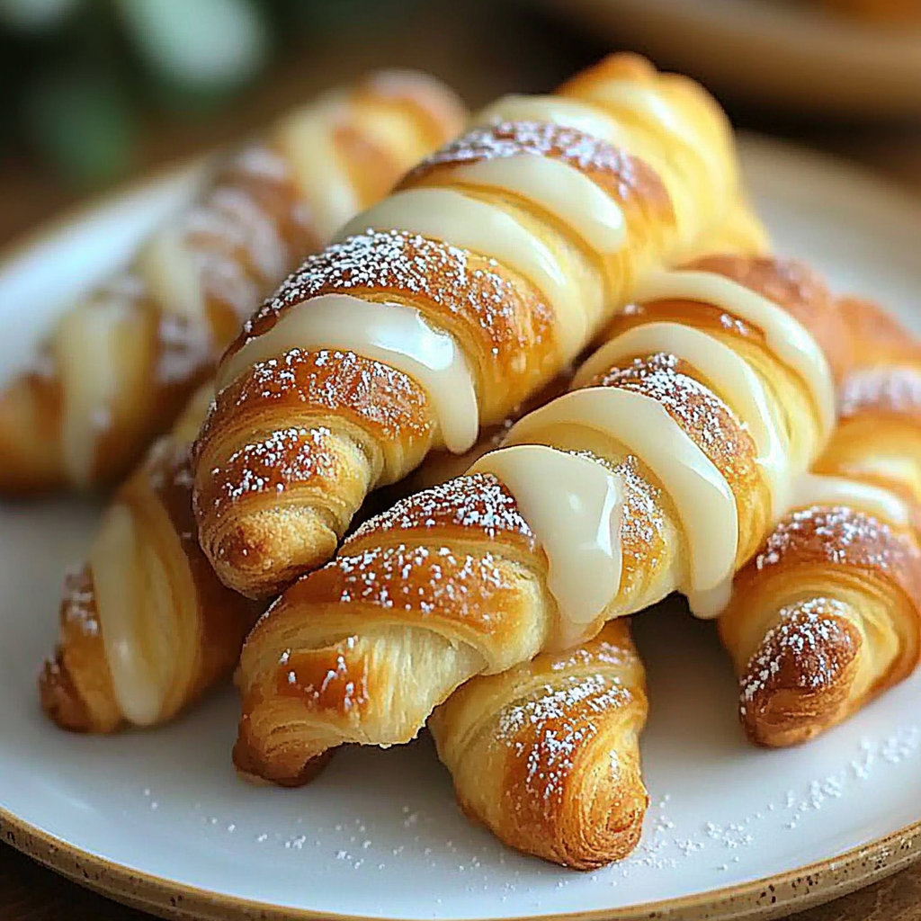 Recipe preparation for Crescent Cinnamon Twists