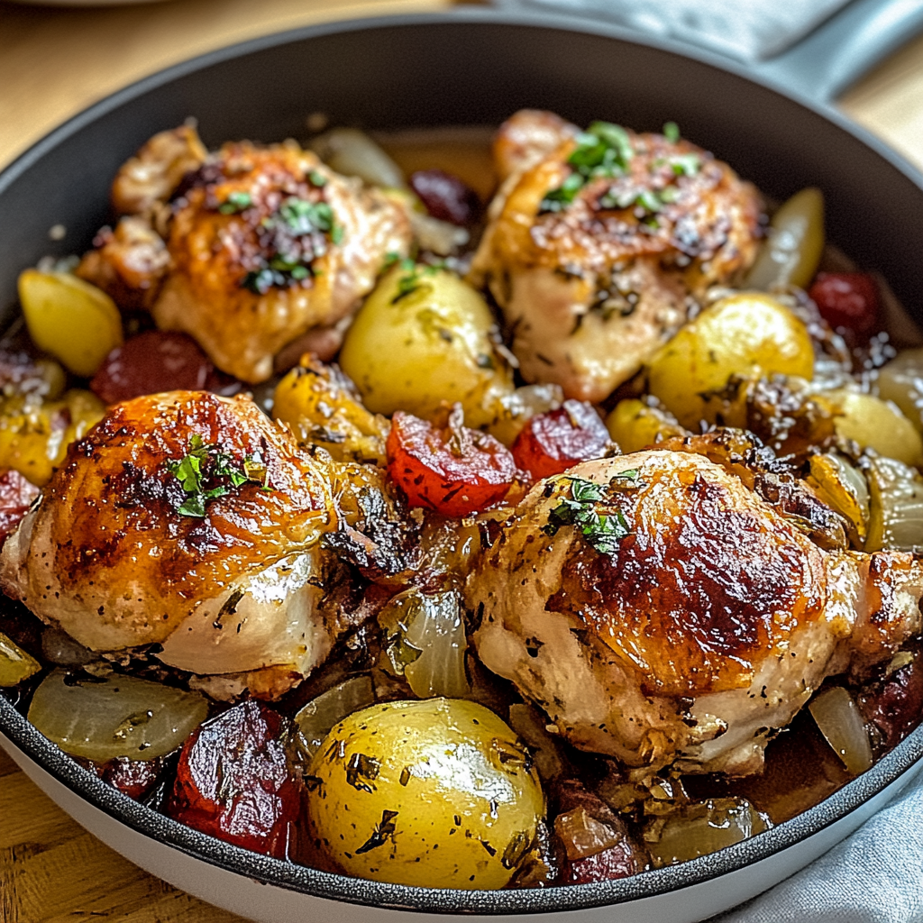 Recipe preparation for One Pot Irish Chicken