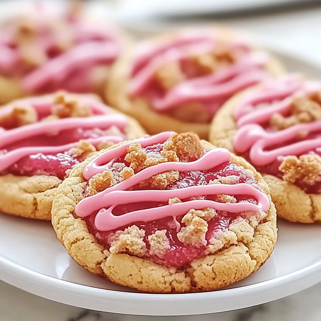 Recipe preparation for Strawberry Crunch Cookies