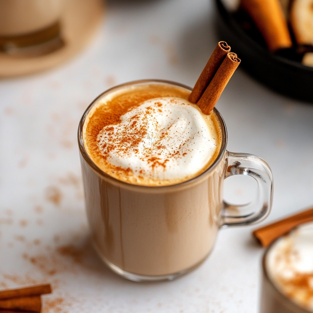 Recipe preparation for Homemade Pumpkin Spice Latte
