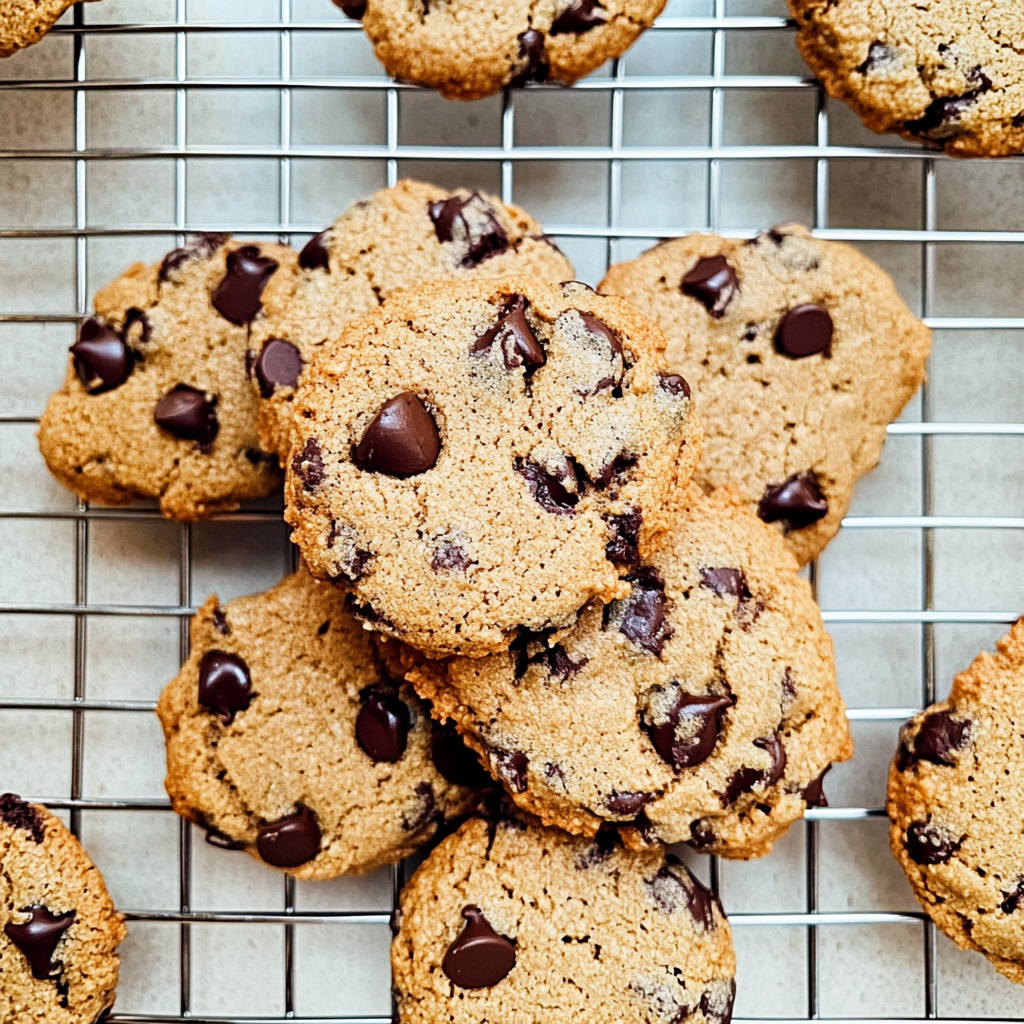 Recipe preparation for Keto Chocolate Chip Cookies