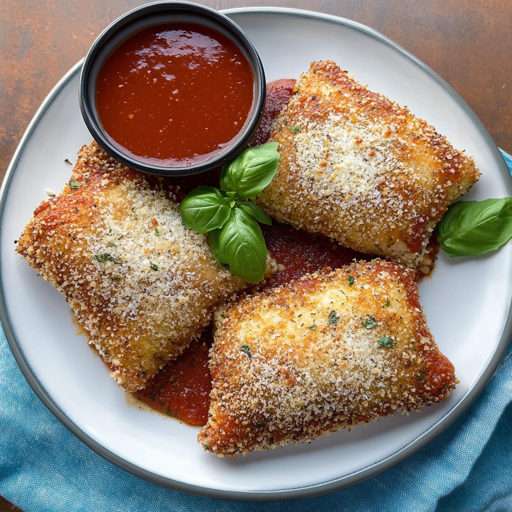 Recipe preparation for Chicken Parmesan Pillows