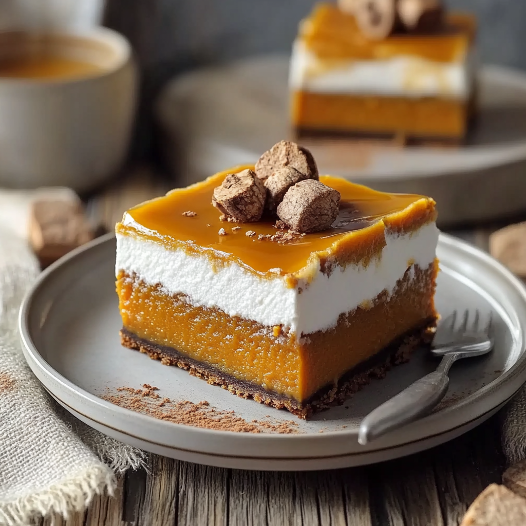 Recipe preparation for Easy Sweet Potato Pie Bars