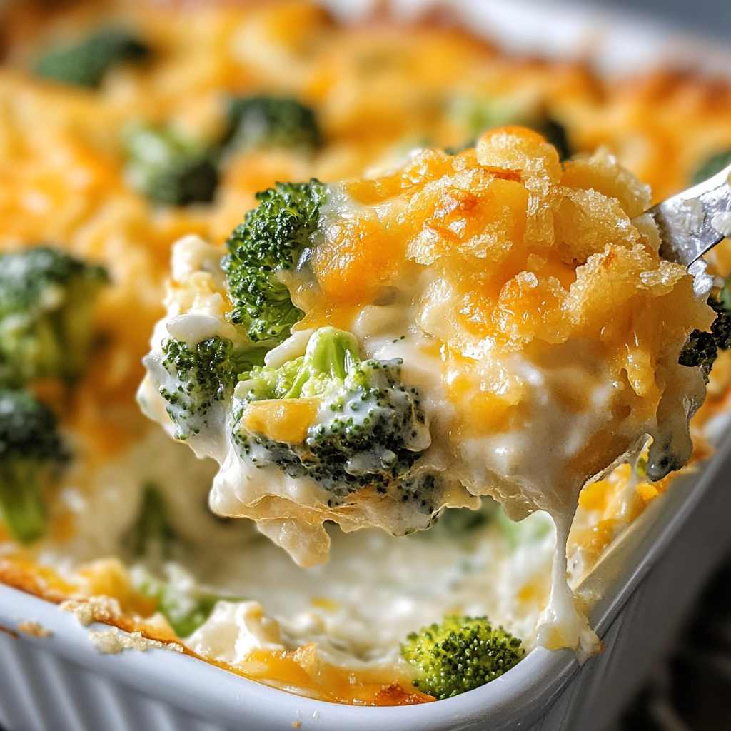 Recipe preparation for broccoli cheese casserole