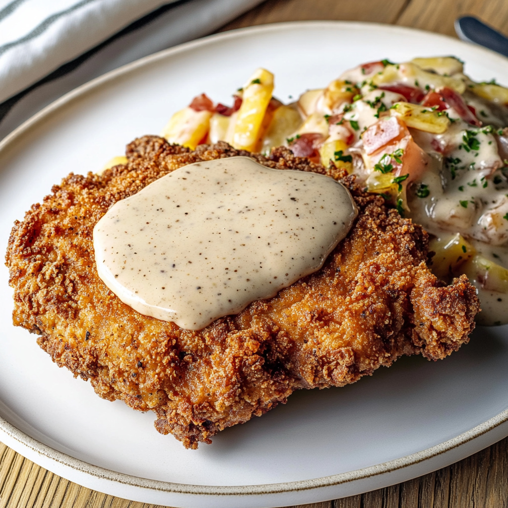 Recipe preparation for Summer Chicken Fried Steak