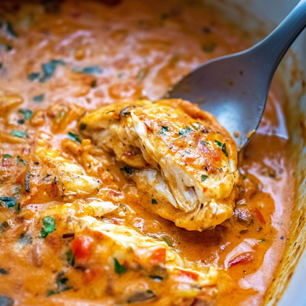 Recipe preparation for Tilapia in Roasted Pepper Sauce