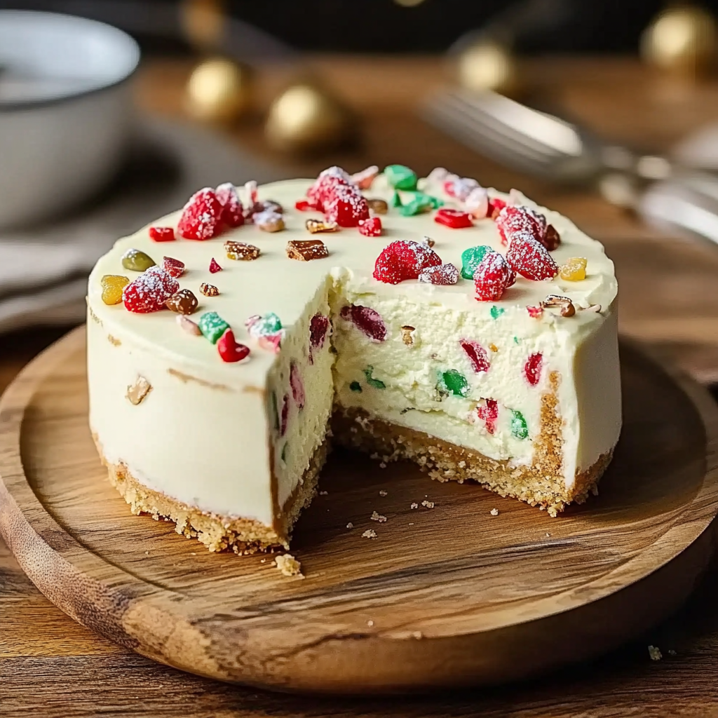 Recipe preparation for Sugar Cookie Cheesecake