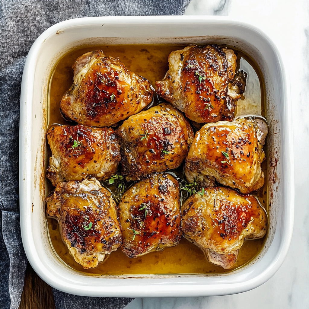 Recipe preparation for Honey Mustard Chicken