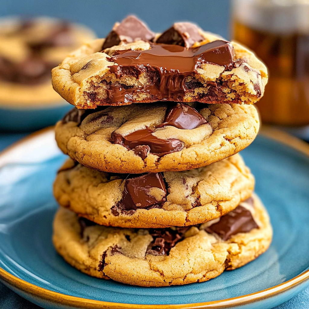Recipe preparation for Thick Chocolate Chunk Cookies