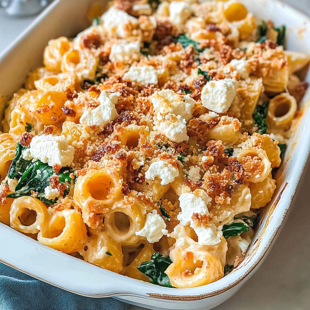 Recipe preparation for Pumpkin Pasta with Feta