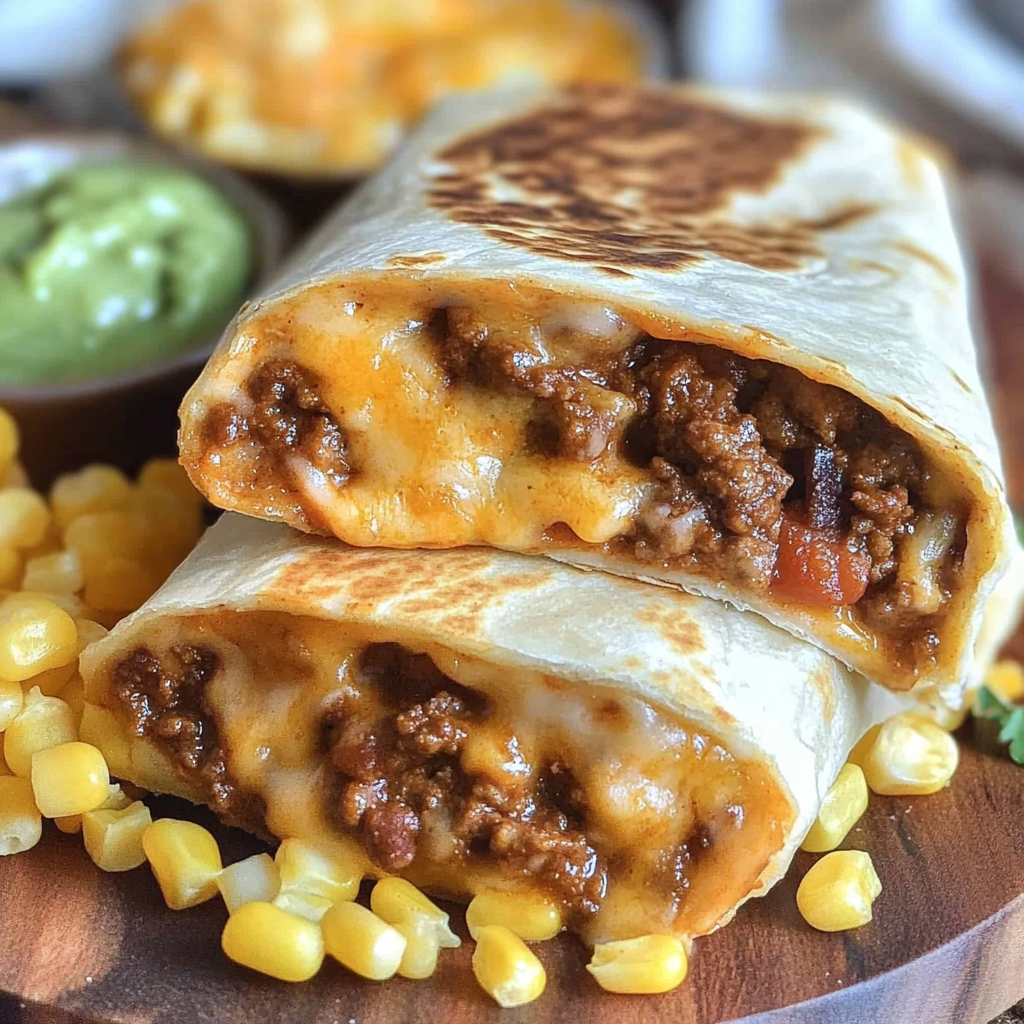 Recipe preparation for Copycat Taco Bell Chili Cheese Burrito