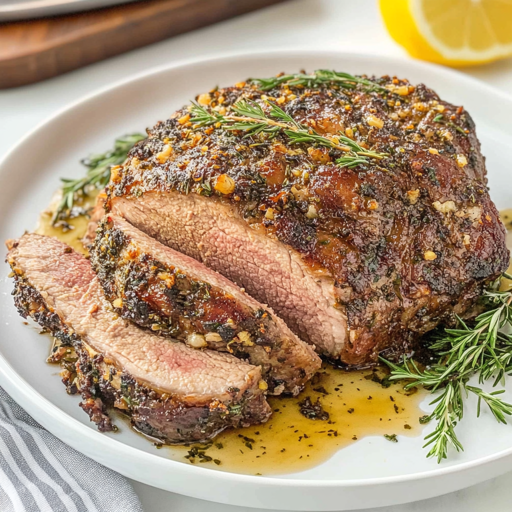 Recipe preparation for Boneless Leg Of Lamb