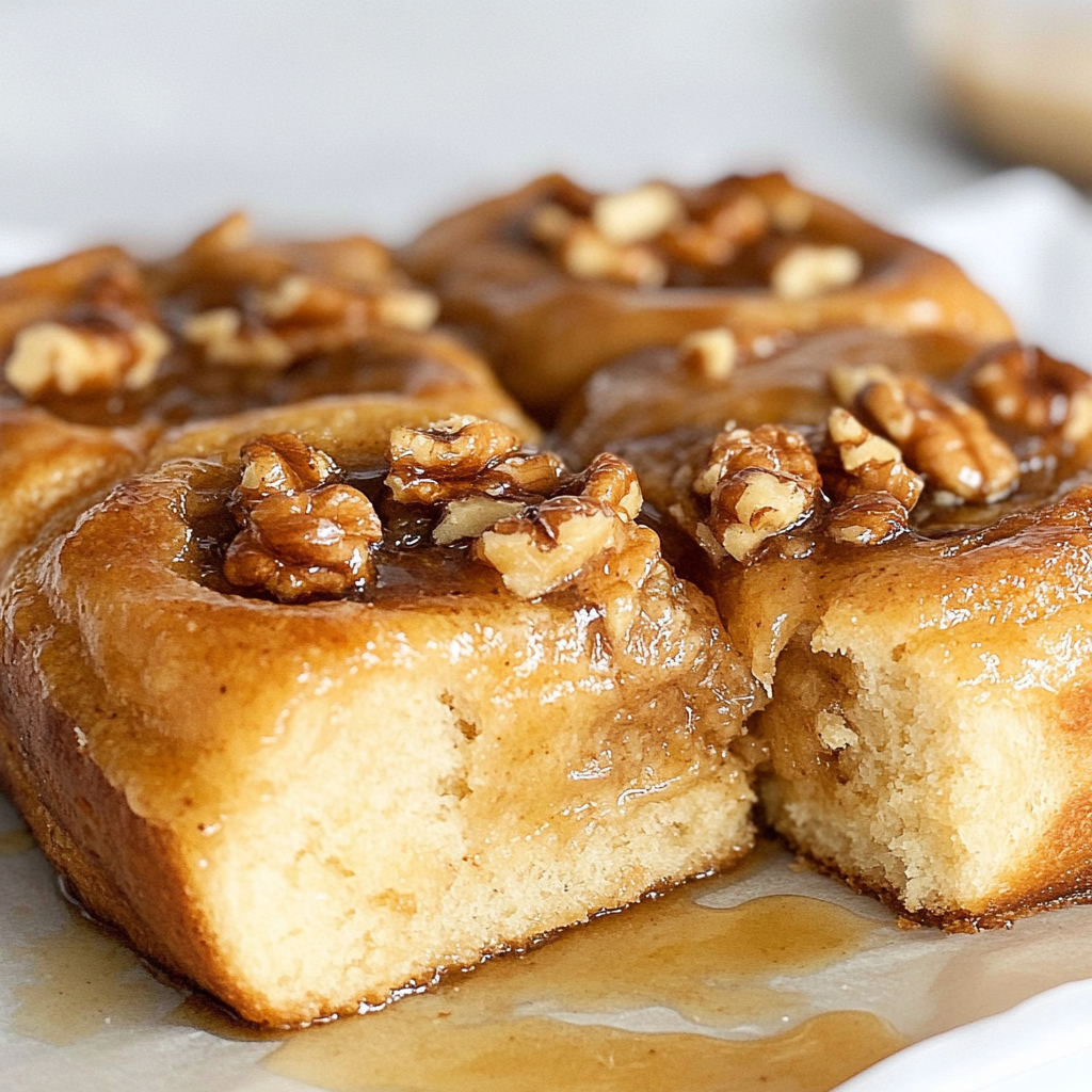 Recipe preparation for Maple-Walnut Sticky Buns
