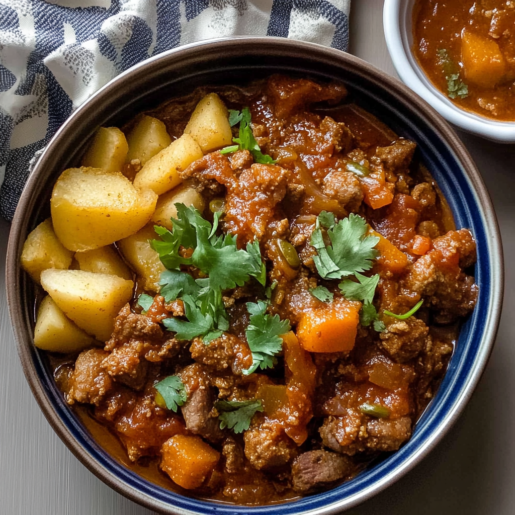 Recipe preparation for Turkish-Spiced Lamb & Apricot Tagine